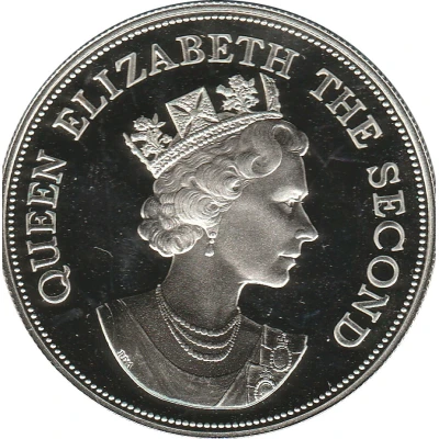 10 Dollars - Elizabeth II Royal Visit; silver proof issue back