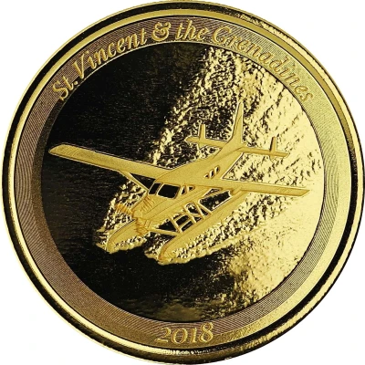 10 Dollars - Elizabeth II Seaplane back