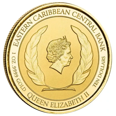 10 Dollars - Elizabeth II Surfer front