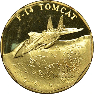 10 Dollars F-14 Tomcat back