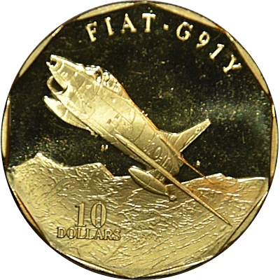 10 Dollars Fiat - G91Y back