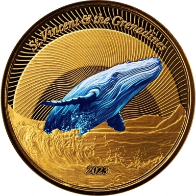 10 Dollars Humpback Whale; Colourised back