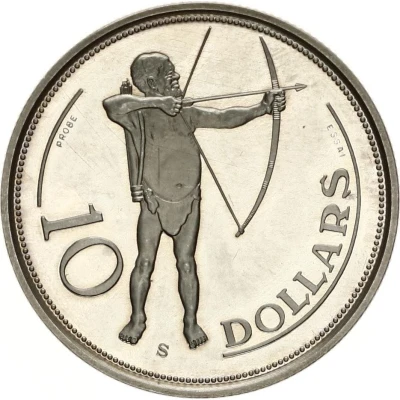 10 Dollars Independence back