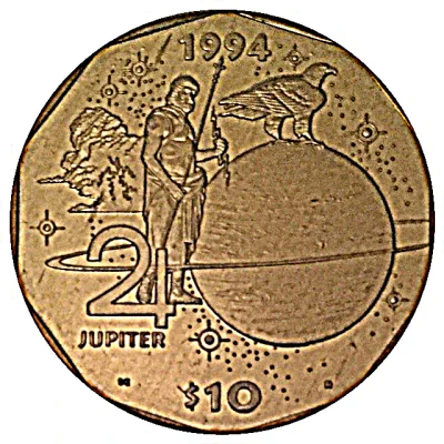 10 Dollars Jupiter back