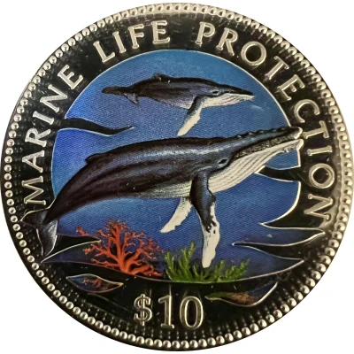 10 Dollars Marine Life Protection back