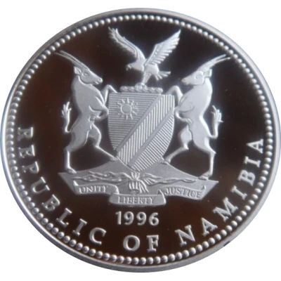 10 Dollars Namibia Olympics front