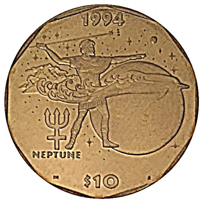 10 Dollars Neptune back