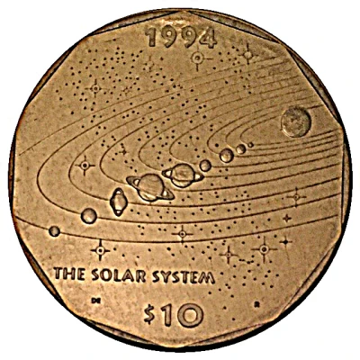 10 Dollars The Solar System back