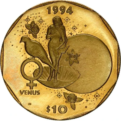 10 Dollars Venus back