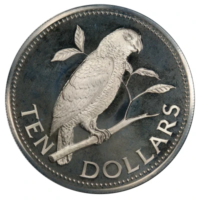 10 Dollars Yellow-Headed Amazon; Silver back