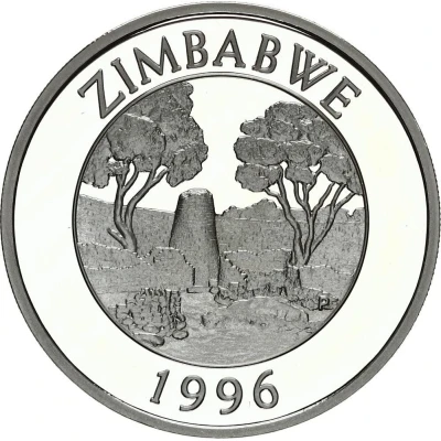 10 Dollars Zimbabwe Ruins front