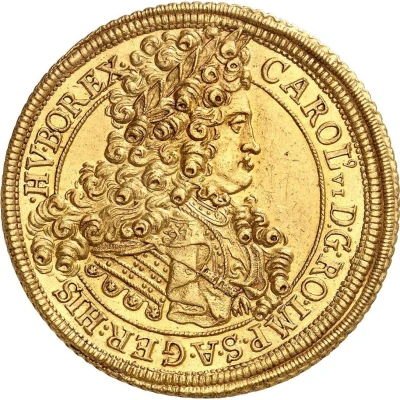 10 Ducats - Charles III front