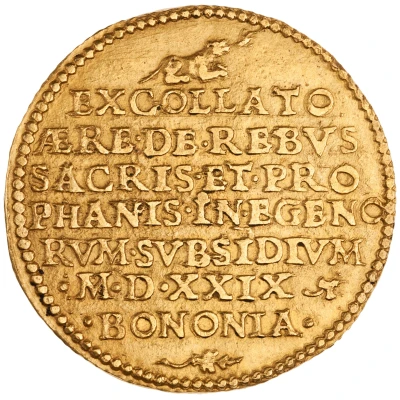 10 Ducats - Clement VII Anonymous back