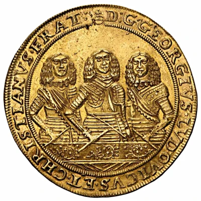 10 Ducats - George III, Ludwig IV and Christian Brieg front