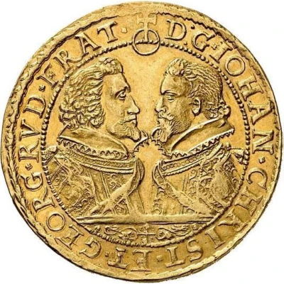 10 Ducats - Johann Christian and Georg Rudolf front