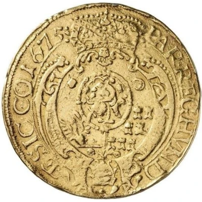 10 Ducats - Michael I Apafi back