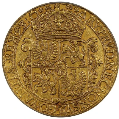 10 Ducats Portugał koronny - Sigismund III Vasa Malbork back