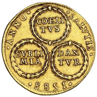 10 Dukatów / Portugał medalowy - Sigismund III Vasa back