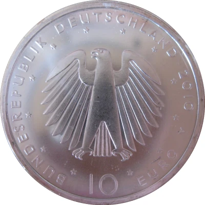 10 Euros 20 Years German Reunification front