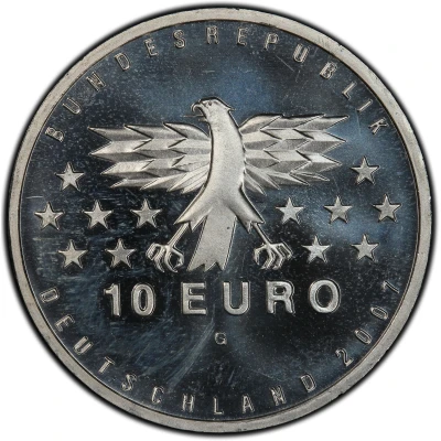 10 Euros 50 Years of Saarland front