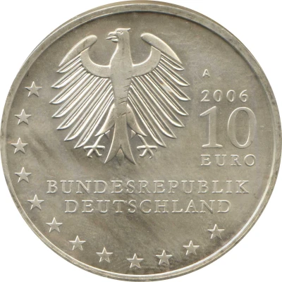 10 Euros 800 Years of Dresden front