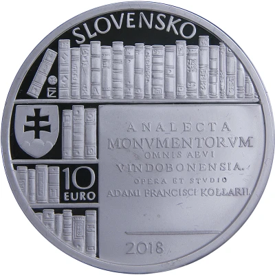 10 Euros Adam Franišek Kollár front