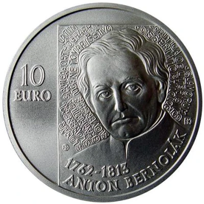 10 Euros Anton Bernolák back