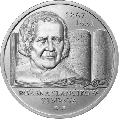 10 Euros Božena Slančíková Timrava back