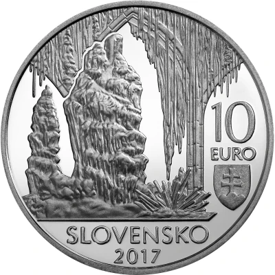 10 Euros Caves of Slovak Karst front