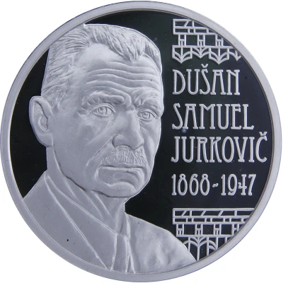 10 Euros Dušan Samuel Jurkovič back