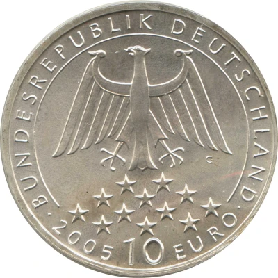 10 Euros Friedrich von Schiller front