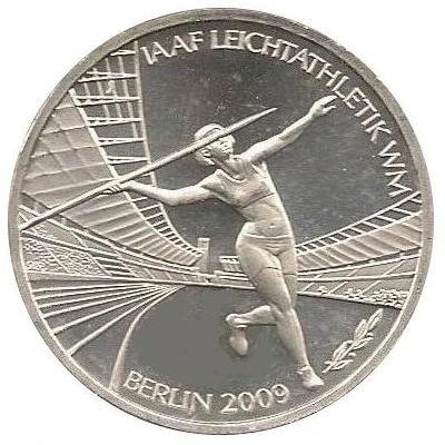 10 Euros IAAF World Championships back