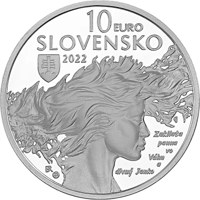 10 Euros Janko Kráľ front