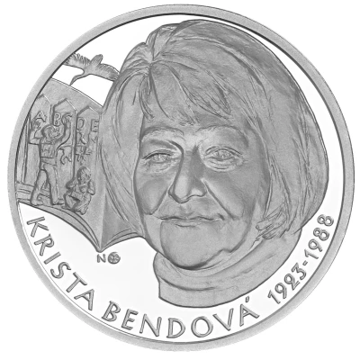 10 Euros Krista Bendová back