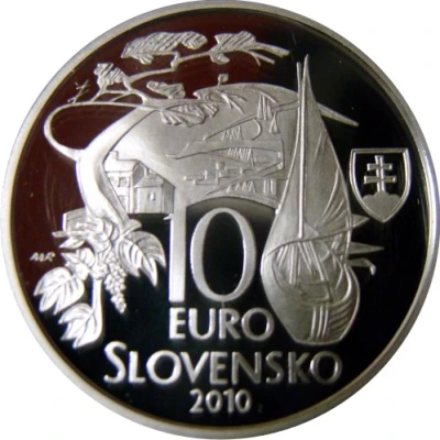 10 Euros Martin Kukučín front