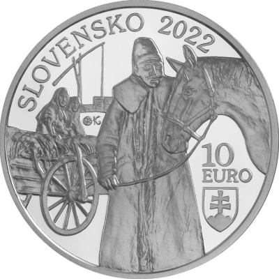 10 Euros Slovak emigration to Kovačica front