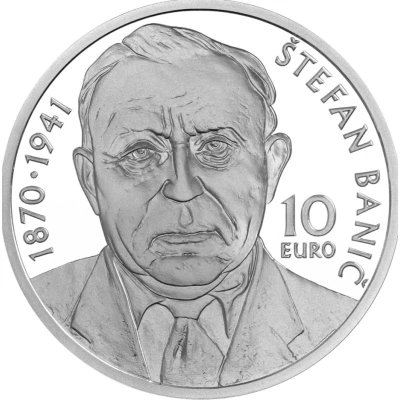 10 Euros Štefan Banič back