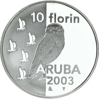 10 Florins - Beatrix Owl back