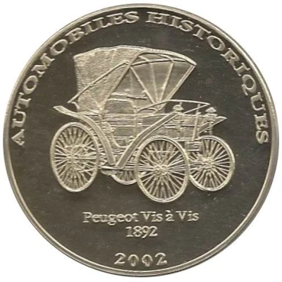 10 Francs 1892 Peugeot Vis à Vis back