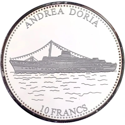 10 Francs Andrea Doria back