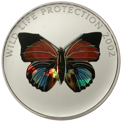 10 Francs Butterfly red back