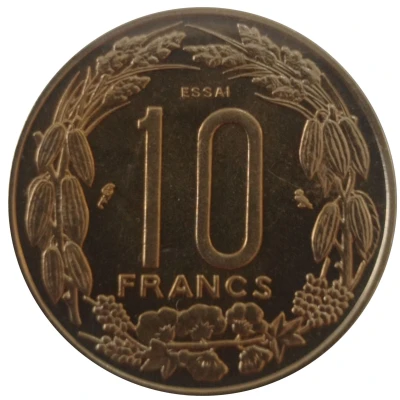 10 Francs CFA Essai back