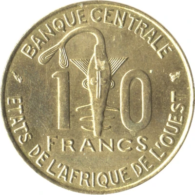 10 Francs CFA FAO front