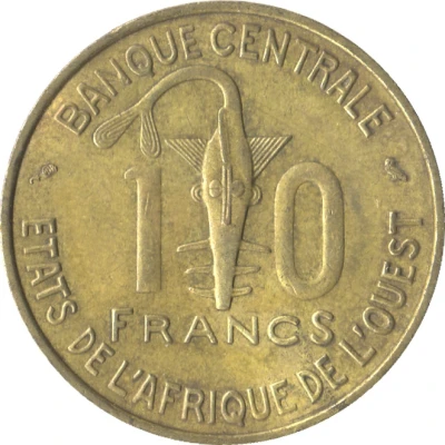 10 Francs CFA front