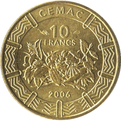 10 Francs CFA back