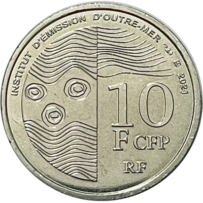 10 Francs CFP front