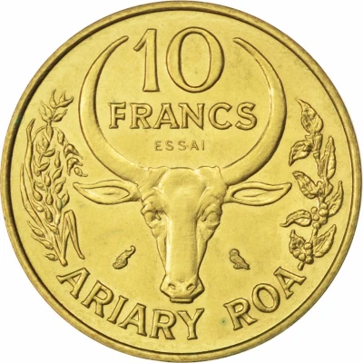 10 Francs Essai back