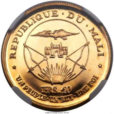 10 Francs Independence ND front