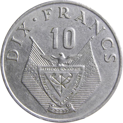 10 Francs Large type front