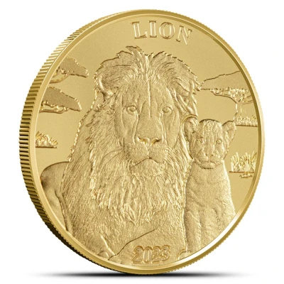 10 Francs Lion back